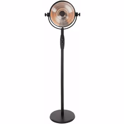 Sunred Retro, Chauffage d'appoint électrique halogène, Intérieure, Sol, Noir, Marron, Rotatif, 2100 W