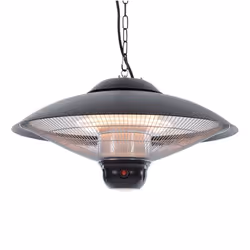 Sunred Chauffage avec télécommande Sirius 2100 W Halogène Noir CE09B