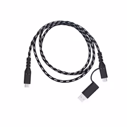 Fairphone ACCABL-1CC-WW1, 1,2 m, USB C, USB C, USB 2.0, Noir, Blanc