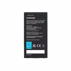 Fairphone F4BATT-1ZW-WW2 pièce de rechange de téléphones mobiles Batterie Noir