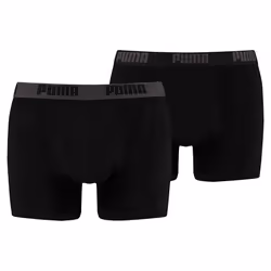 PUMA Basic Men's Boxers, Boxeur, Mâle, Noir, Monochromatique, XL, 2 pièce(s)