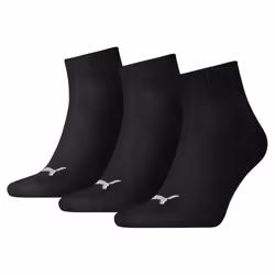 puma unisex quarter plain 3p noir