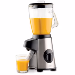 Trebs 99327, Mélangeur de table, 1,7 L, Fonction d'impulsion, Pileur de glace, 500 W, Noir, Acier inoxydable