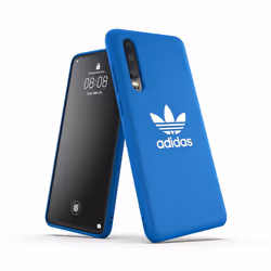Adidas Trefoil Snap, Housse, Huawei, P30, 15,5 cm (6.1"), Bleu, Blanc