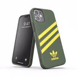 Adidas 42253, Housse, Apple, iPhone 12 Mini, 13,7 cm (5.4"), Vert, Jaune