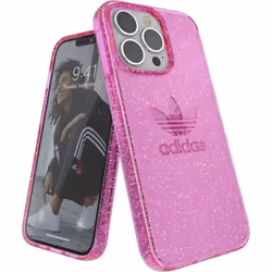 Coque adidas pour iPhone 13 Pro 6.1 - Rose à Paillettes