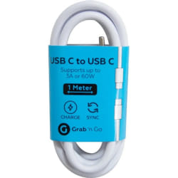 Grab ‘n Go GNG-257 câble USB 1 m USB C Blanc