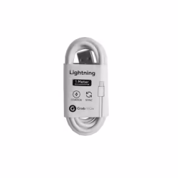 Grab ‘n Go GNG-107, 1 m, Lightning, USB A, Mâle, Mâle, Blanc