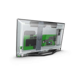 Philips 24HFL3014P/12 TV 24" HD Noir, Transparent 250 cd/m²
