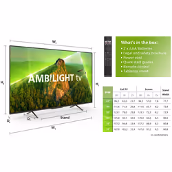 Philips 8100 series 65PUS8108/12 TV 65" 4K Ultra HD Smart TV Wifi Noir
