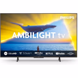 Philips Ambilight 43PUS8109 Smart TV LED 4K - Écran 43 Pouces avec Plate-Forme Pixel Precise Ultra HDTitan OS et Son Dolby At ...