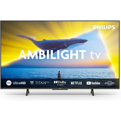 Philips Ambilight 43PUS8109 Smart TV LED 4K - Écran 43 Pouces avec Plate-Forme Pixel Precise Ultra HDTitan OS et Son Dolby Atmos