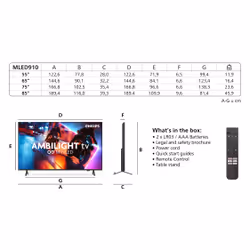 Philips 75MLED91012 190,5 cm (75")