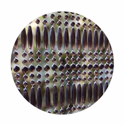 Rideau de porte en perles noires Fréjus 90x210 cm