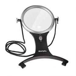 Vitility 80410010 loupe Noir, Acier inoxydable, Transparent