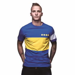 T-shirt homme Copa Boca Capitano - Bleu - Manches courtes - Football - Respirant