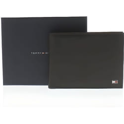 Portefeuille à litalienne 2 volets Eton en cuir marron - Tommy Hilfiger