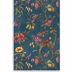 Papier peint - LTC - Bloom - Noir - Intissé - Motif Animaux - 53 cm x 1005 m