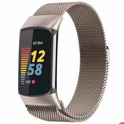 Bracelet Fitbit Charge 6 / Fitbit Charge 5 Acier Starlight imoshion