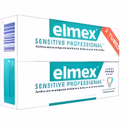 Dentifrice - Elmex - Sensitive Professional - Lot de 2 x 75 ml - Pour adultes et enfants - Mixte