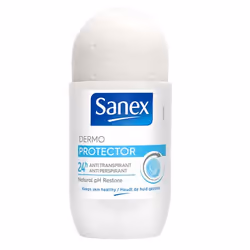 Sanex Dermo Protector, Femmes, Anti-transpirant, Déodorant roll-on, Boîte, 50 ml, 24 h
