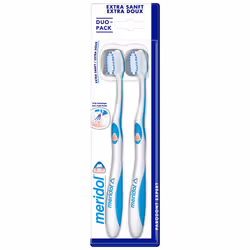 Brosse à dents - Meridol - Parodont Expert - Extra doux - Lot de 2 - Hypoallergénique