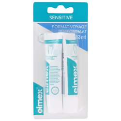 Dentifrice - Elmex - Sensitive - 2 x 12ml - Protection Dents Sensibles - Fluorure dAmine