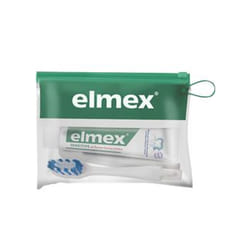 ELMEX Kit de Voyage Dentifrice - Set de Soins Dentaires Complet pour un Entretien Optimal en Déplacement