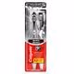Brosse à dents - COLGATE - Max White Charcoal - Souple - 2 pièces - Élimination des taches
