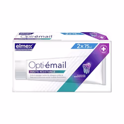 Elmex Professional Dentifrice Opti-Email Haute Résistance Lot de 2 x 75ml