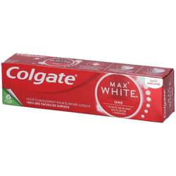 Dentifrice - Colgate - Max White One - 75ml - Élimine les taches - Accélérateurs de blancheur