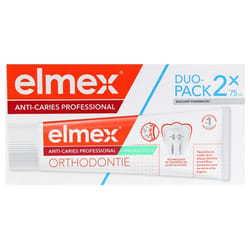 Elmex Dentifrice Anti-Caries Professional Expert Lot de 2 x 75 ml