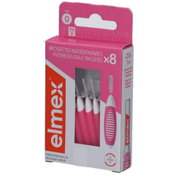 Elmex - Brossettes interdentaires Taille 0 - 06mm - Pack de 8 brossettes