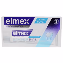 Dentifrice - ELMEX - Blancheur Email - 2x75ml - Élimine décoloration - Reminéralise lémail