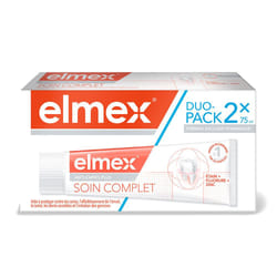 Dentifrice Elmex Anti-Caries Soin Complet - 2x75 ml