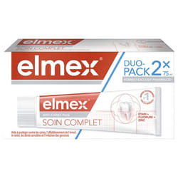 Elmex Soin Complet Dentifrice Anti-Caries Plus Lot de 2 x 75 ml