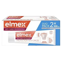 Elmex Dentifrice Anti-Caries Professional Protection Renforcée Lot de 2 x 100 ml