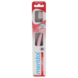 Meridol Protection Gencives + Sensibilité Brosse à Dents Souple - Couleur : Rose