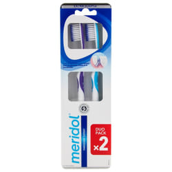 Meridol Parodont Expert Duo Pack Brosses à Dents Extra Souple - Couleur : Bleu et Violet