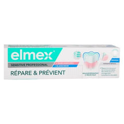 Elmex Sensitive Professional Répare & Prévient + Soin Gencives + Blancheur 75 ml