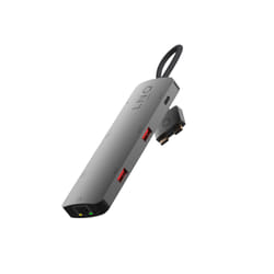 LINQ byELEMENTS LQ48011 station d'accueil 2 x USB 3.2 Gen 2 (3.1 Gen 2) Type-C Noir, Gris