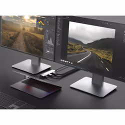 LINQ byELEMENTS LQ48011 station d'accueil 2 x USB 3.2 Gen 2 (3.1 Gen 2) Type-C Noir, Gris - Vue supplémentaire 15