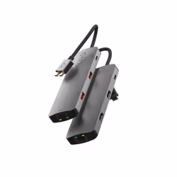 LINQ byELEMENTS LQ48011 station d'accueil 2 x USB 3.2 Gen 2 (3.1 Gen 2) Type-C Noir, Gris - Vue supplémentaire 8