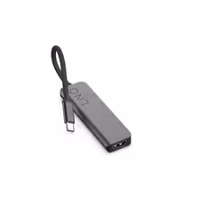 LINQ byELEMENTS LQ48014 station d'accueil USB 3.2 Gen 2 (3.1 Gen 2) Type-C Noir, Gris