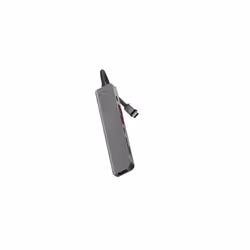 LINQ byELEMENTS LQ48016 station d'accueil USB 3.2 Gen 2 (3.1 Gen 2) Type-C Noir, Gris