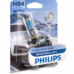 Ampoule halogène PHILIPS HB4 WhiteVision Ultra 12V, 55W, 1 pièce
