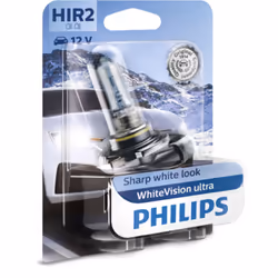 Ampoule halogène PHILIPS HIR2 WhiteVision Ultra 12V, 55W, 1 pièce