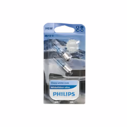 Ampoule halogène PHILIPS H6W WhiteVision Ultra 12V/6W, 2 pièce - Vue supplémentaire 2