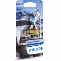 Ampoule halogène PHILIPS PSX24W WhiteVision Ultra 12V, 24W, 1 pièce