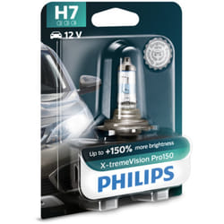 Ampoule halogène PHILIPS H7 X-tremeVision Pro150 12V, 55W, 1 pièce